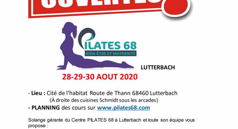 NOUVEAU LOGICIEL DE RESERVATION + PLANNING à venir ! Cours habituels le 12/8-13/8. LA RESERVATION par SMS uniquement auprès de SOLANGE. Merci